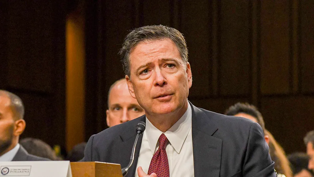 Former FBI Director James Comey Meets with Secret Service Following Controversial '86 47' Post